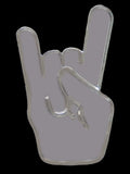 Sigma Silver Hand Sign Lapel Pin - Phi Beta Sigma
