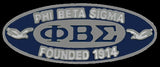 Sigma Oval Lapel Pin - Phi Beta Sigma