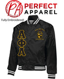 Alpha Satin Baseball Jacket - Alpha Phi Alpha