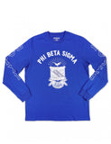 Sigma Shield Long Sleeve T-Shirt - Phi Beta Sigma