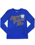 Sigma Gamma Rho Glitter Long Sleeve Tees