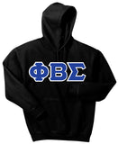 Phi Beta Sigma Greek 3 Letter Hoodie Sweatshirt