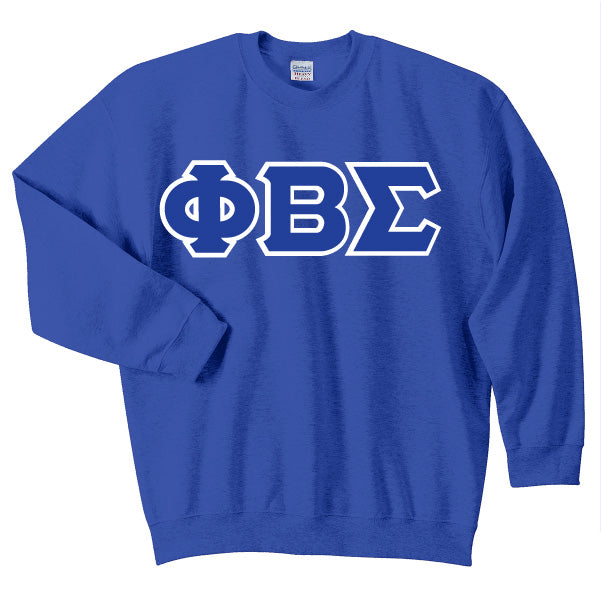 Phi Beta Sigma Greek 3 Letter Crewneck Sweatshirt
