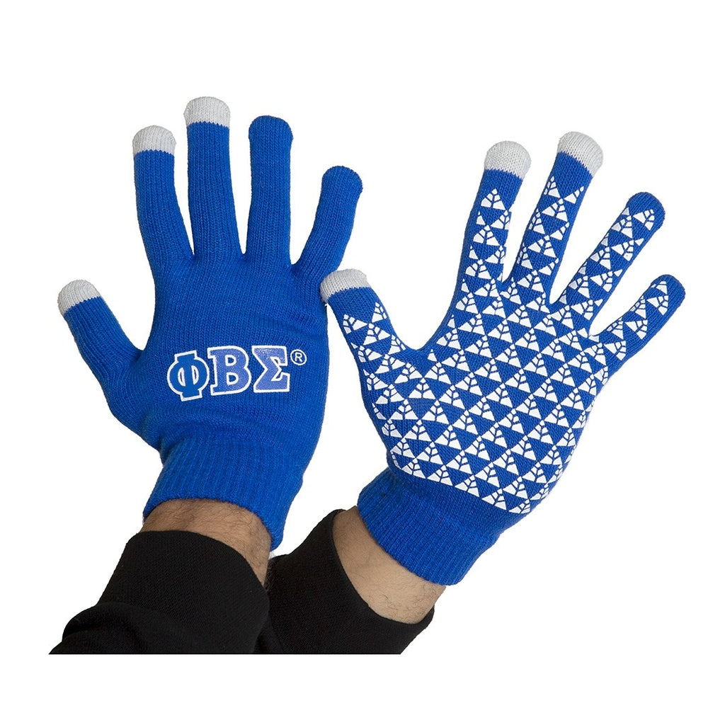 Sigma Knit Texting Gloves- Phi Beta Sigma